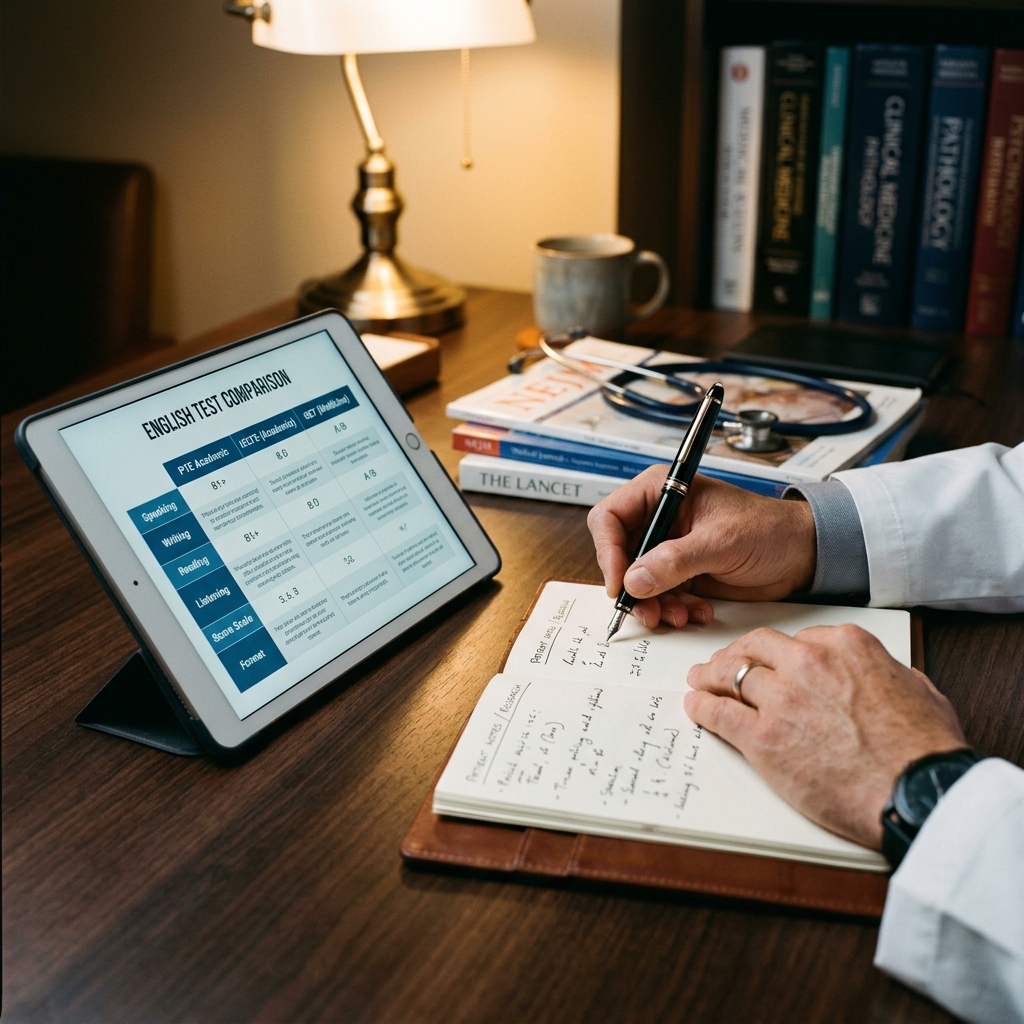PTE vs IELTS vs OET: Which English Test for Medical Registration?