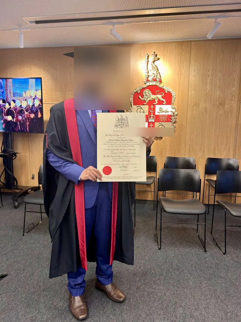 Dr. Haril S. Certificate